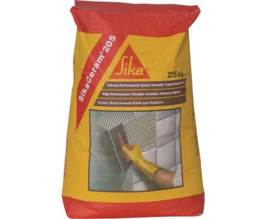 Sika Ceram - 205 - Yüksek Performanslı Açıkta Bekleme Süresi Uzatılmış Seramik Yapıştırıcısı