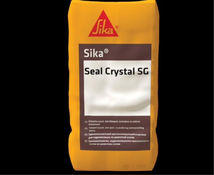 SikaSeal Crystal SG - Çimento Esaslı Tek Bileşenli, Kristalize Su Yalıtımı Ürünü